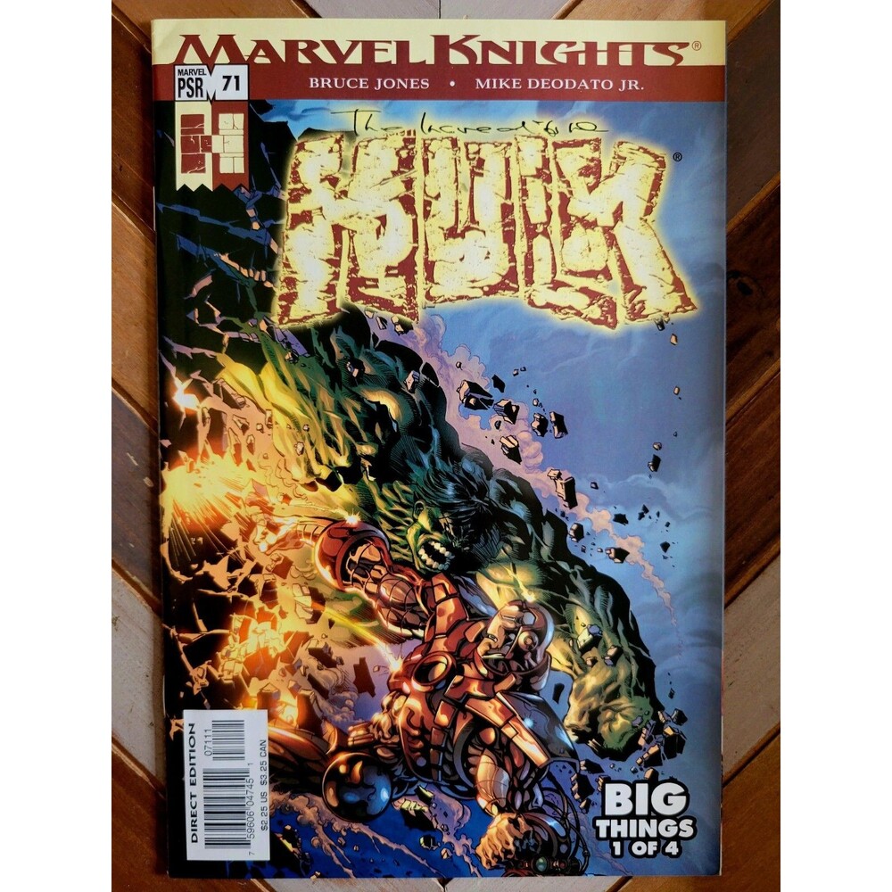Incredible Hulk #71 (Marvel 2004) Iron Man! "Big Things" Deodato Jr. Cover 7.0